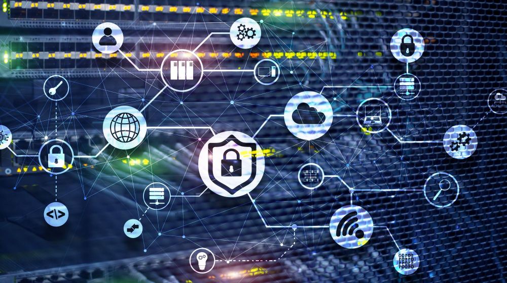 Data Security e Cloud concept