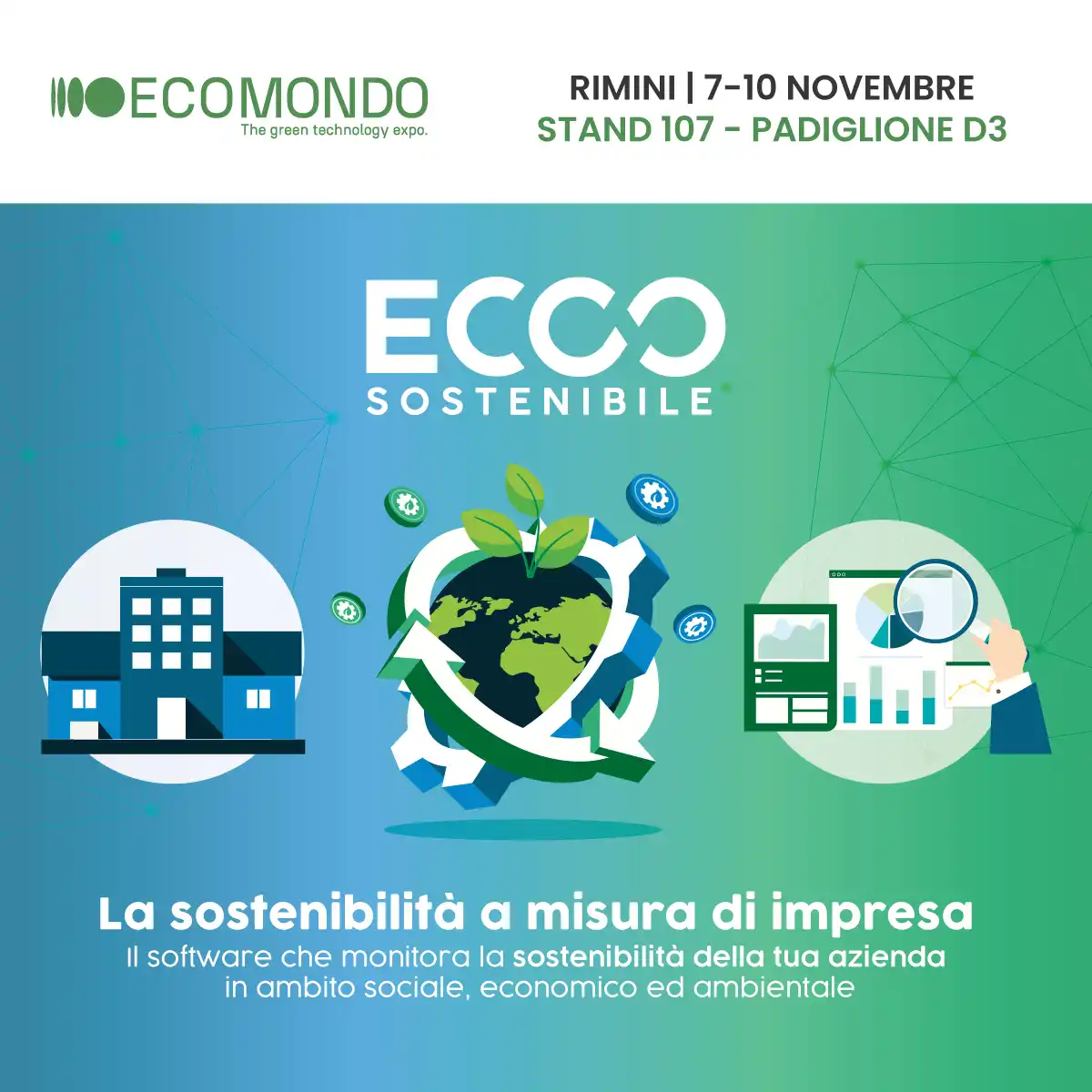 Ecco sostenibile: il software ESG a Ecomondo 2023