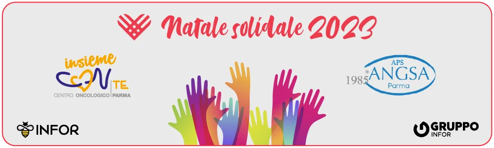 Natale solidale 2023 Infor ed Esaedro