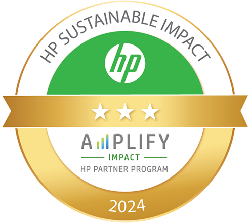 Infor riceve HP Amplify Impact 3 stars badge